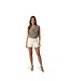Malelions Cropped Pinstripe Gilet Sand