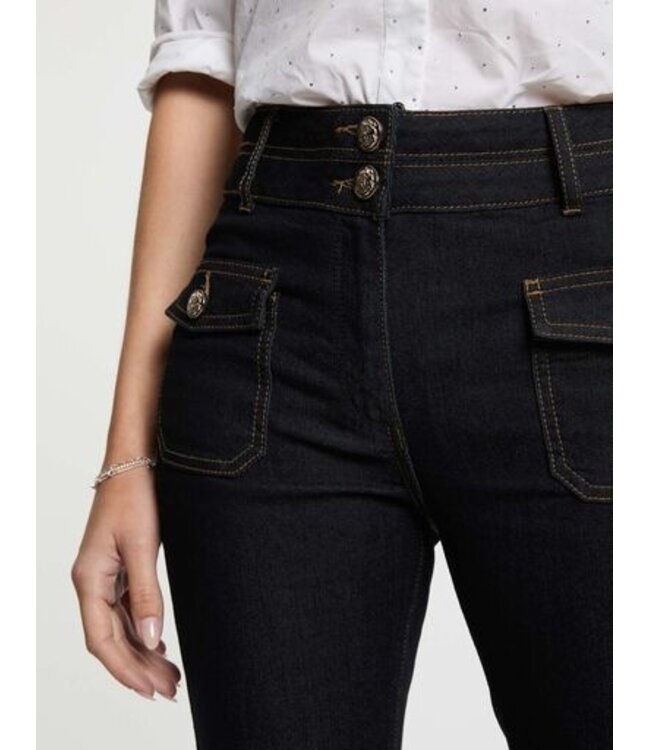 Morgan Jeans Polen4 Extra Brut Dark Blue