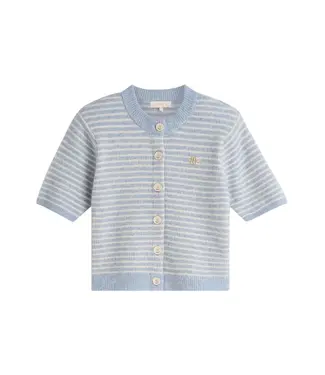 Josh V Josh V Vest Cassie Powder Blue Stripe