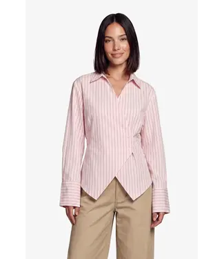 Fluresk Fluresk Blouse Gina Rose Quartz / Fem Green