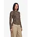Fluresk Top Lima Khaki / Black