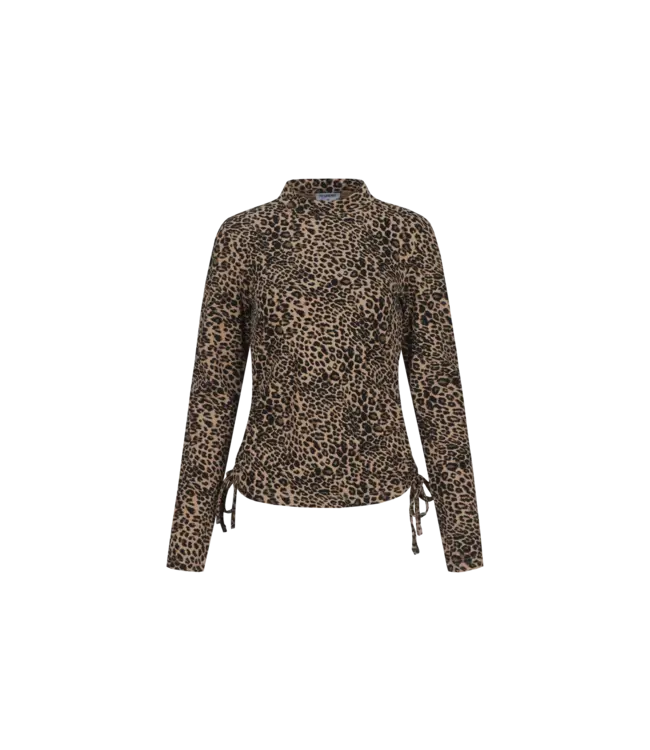 Fluresk Top Lima Khaki / Black