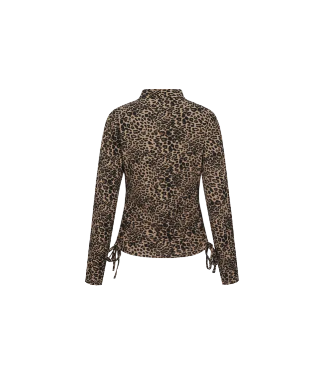 Fluresk Top Lima Khaki / Black