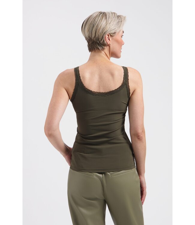Lady Day Top Lacy Deep Forest