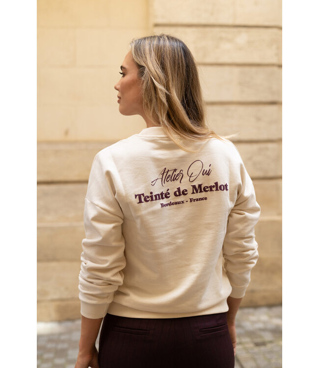 Elvira Sweater Oui Off White