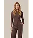 CS The Label Top Tanea Mocha Brown