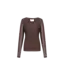 CS The Label Top Tanea Mocha Brown