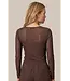 CS The Label Top Tanea Mocha Brown