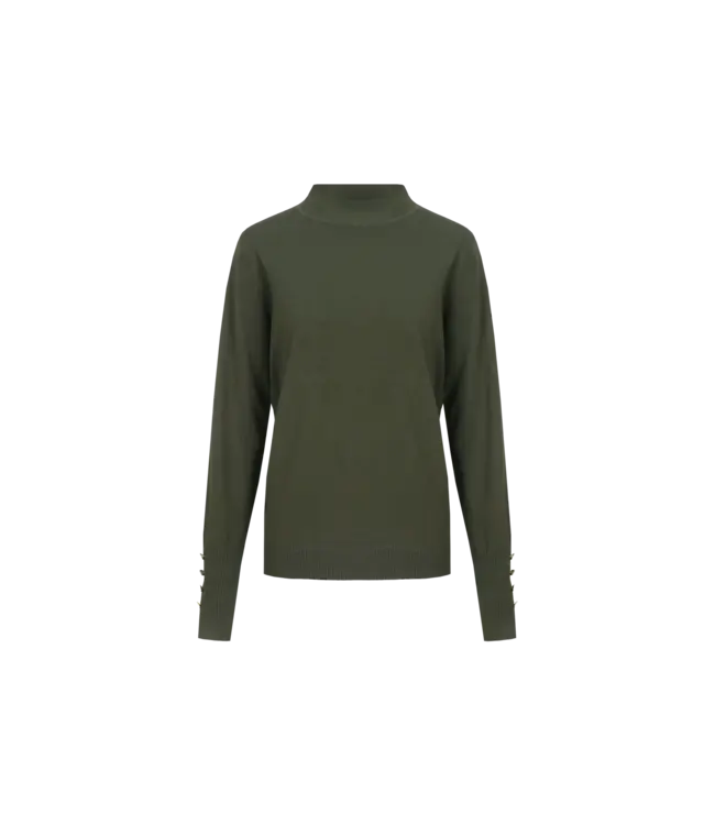 CS The Label Trui Ambra Dark Olive