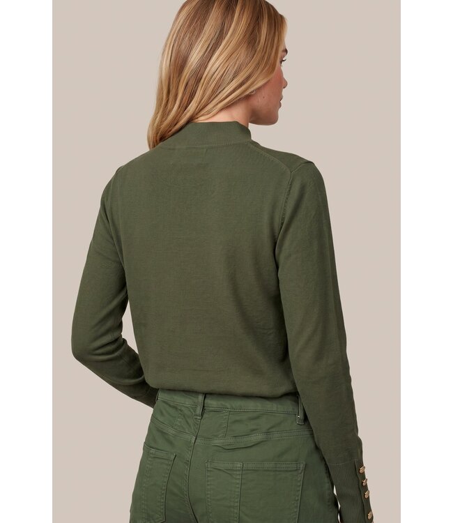 CS The Label Trui Ambra Dark Olive