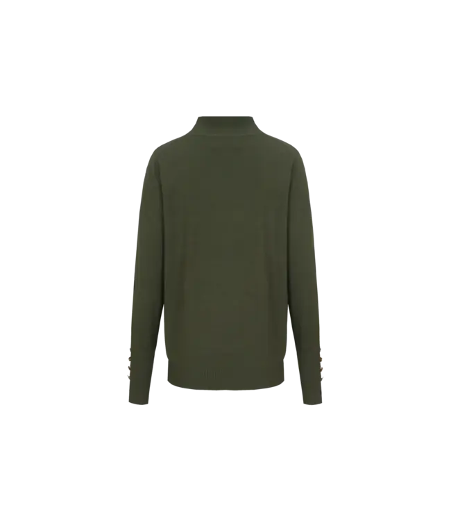 CS The Label Trui Ambra Dark Olive