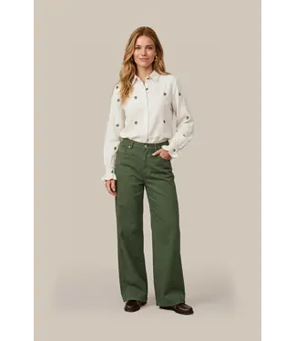 CS The Label CS The Label Broek Nico Dark Olive
