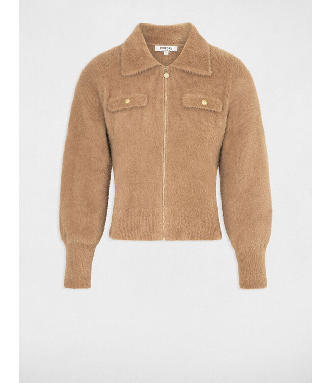 Morgan de toi Vest Mdomi Camel