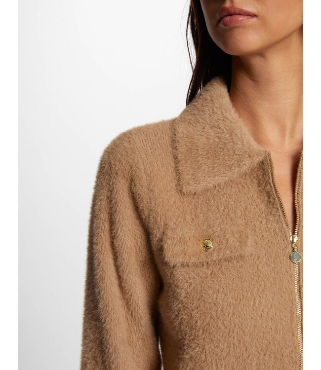 Morgan de toi Vest Mdomi Camel