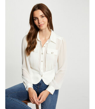 Morgan de toi Morgan Blouse Cloclo Off White