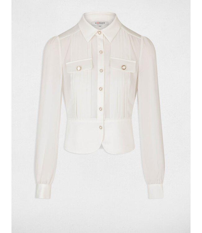 Morgan Blouse Cloclo Off White
