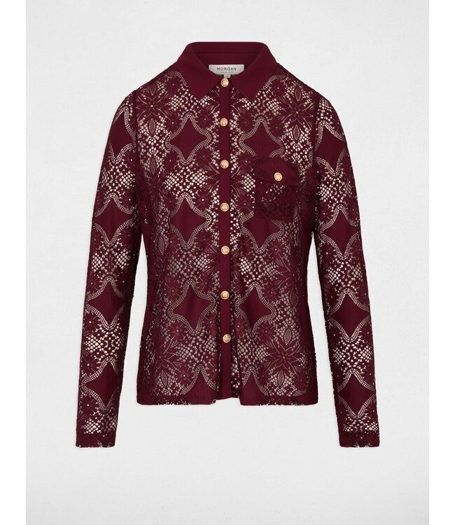 Morgan Blouse Tlilou Bourgogne