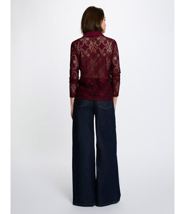 Morgan Blouse Tlilou Bourgogne