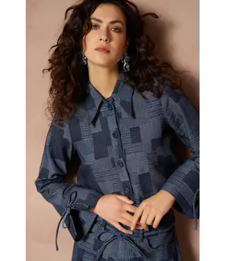 Lofty Manner Lofty Manner Blouse Ilja Mid Blue
