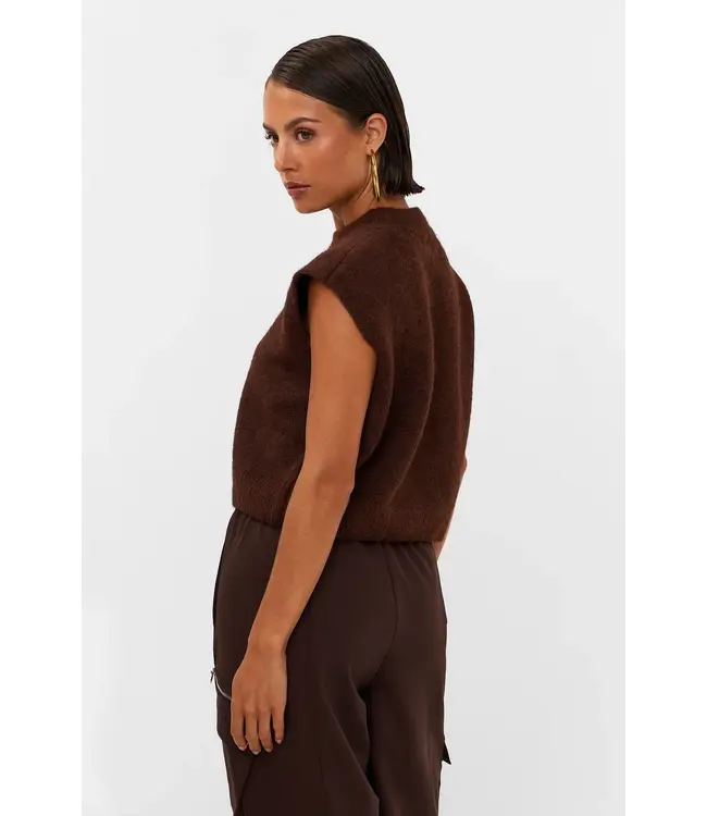 Studio Amaya Spencer Knitwear Sano Brown
