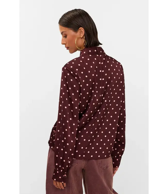 Studio Amaya Blouse Selya Bordeaux