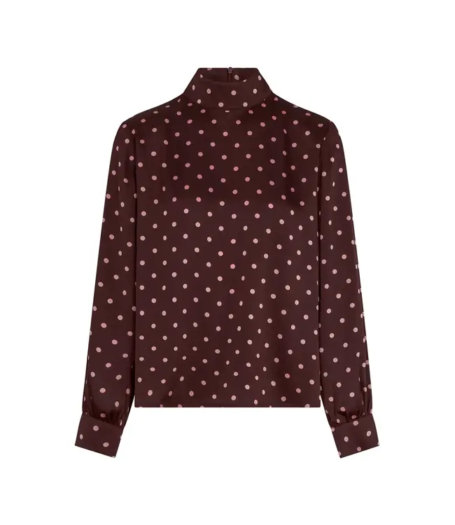 Studio Amaya Blouse Selya Bordeaux