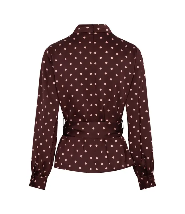 Studio Amaya Blouse Selya Bordeaux