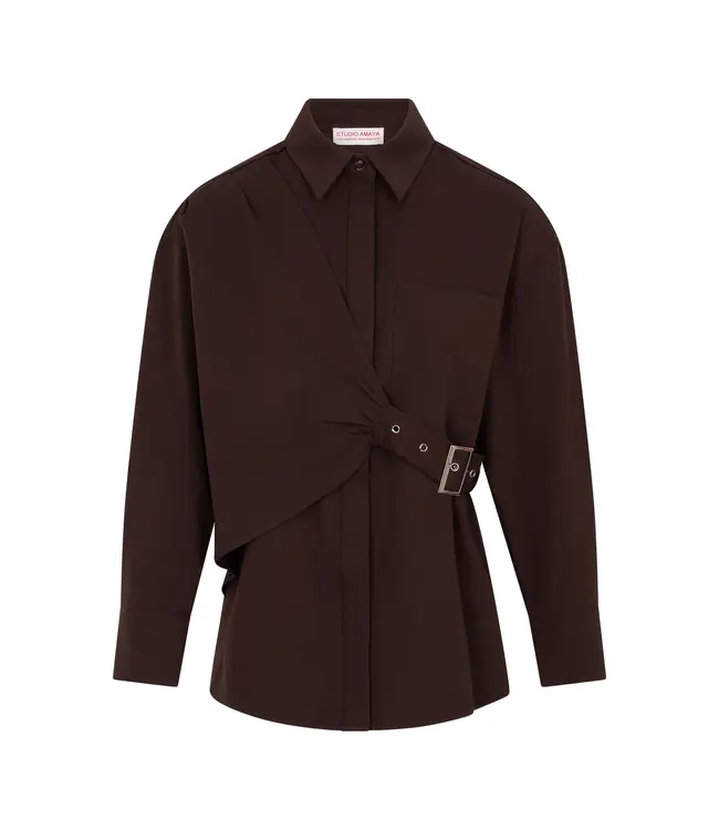 Studio Amaya Blouse Roos Brown
