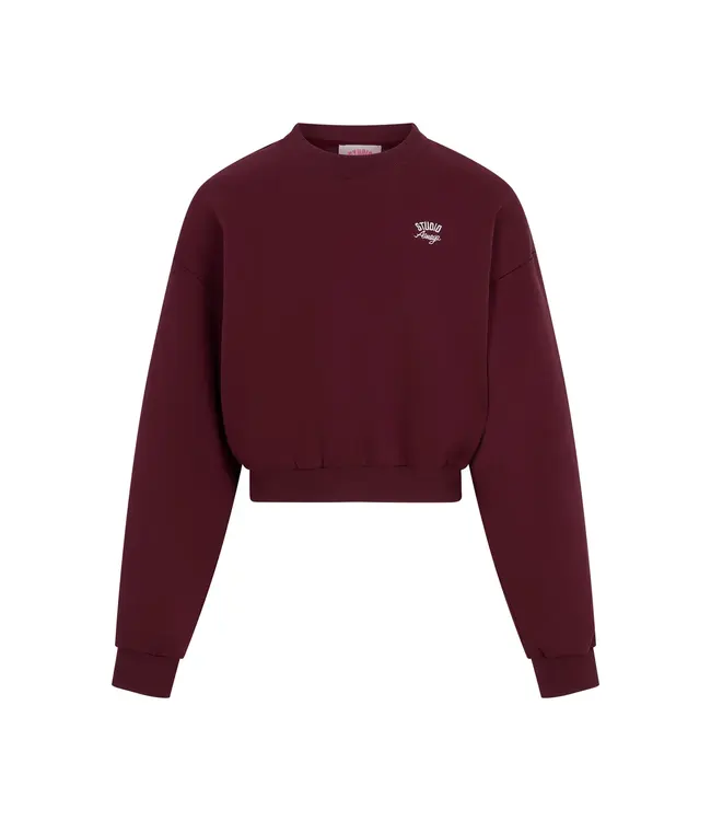 Studio Amaya Sweater Flow Bordeaux