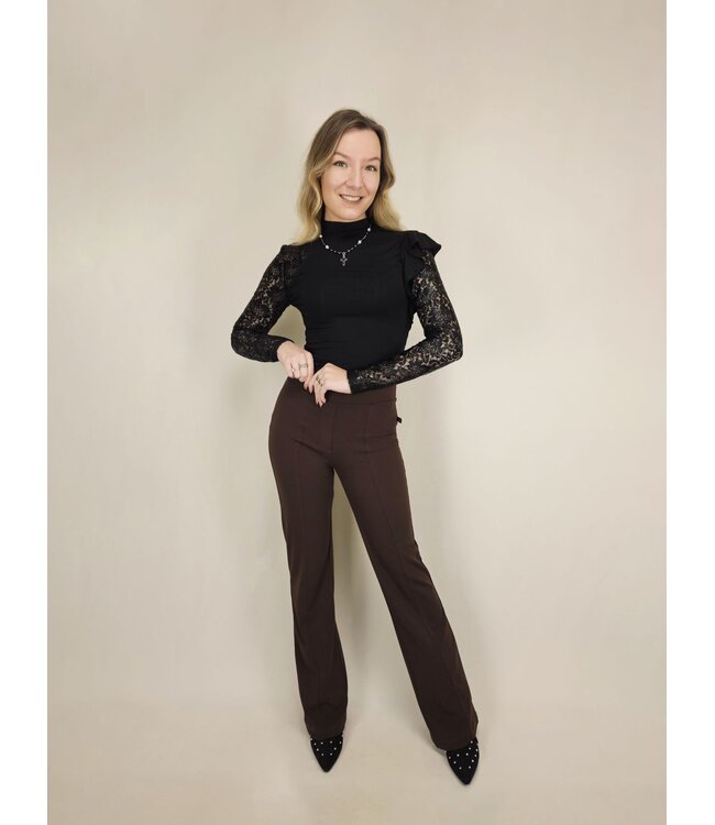 Zoen Top Isa Lace Black