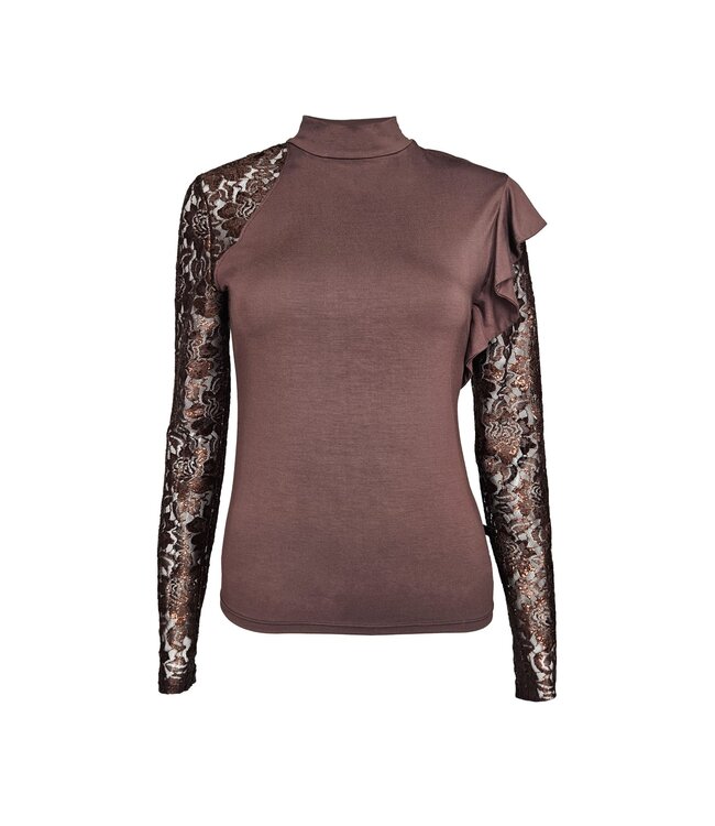 Zoen Top Isa Lace Brown
