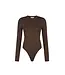 Malelions Body Emblem Crewneck Dark Brown