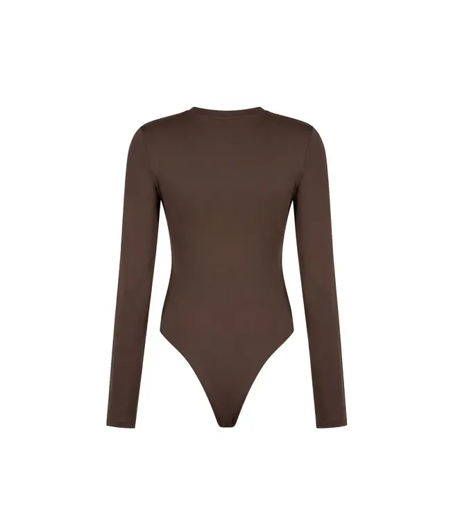 Malelions Body Emblem Crewneck Dark Brown