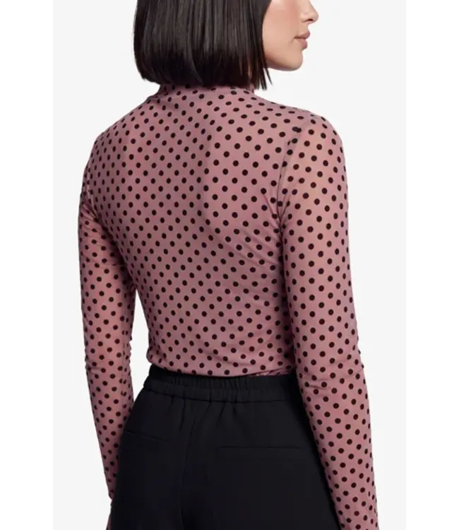 Fluresk Top Zarah Rosy Brown