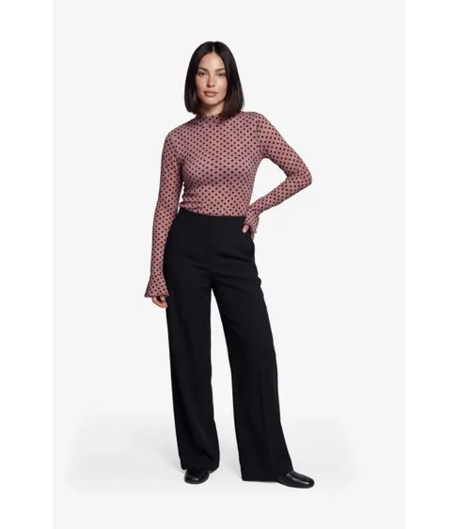 Fluresk Top Zarah Rosy Brown