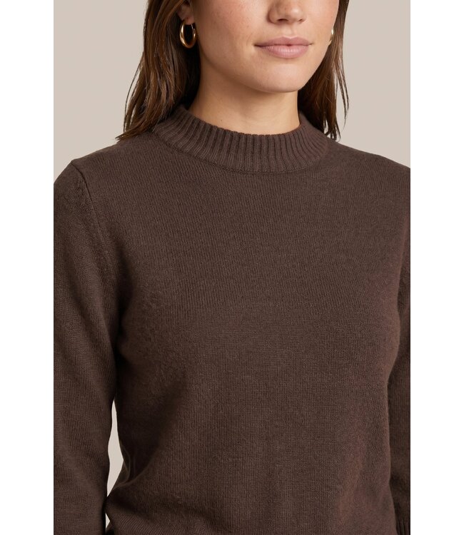 CS The Label Trui Astrid Mocha Brown / Sand