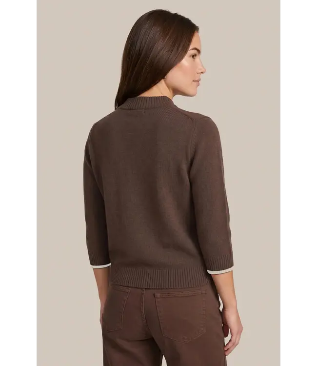 CS The Label Trui Astrid Mocha Brown / Sand