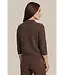 CS The Label Trui Astrid Mocha Brown / Sand