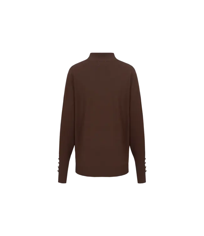 CS The Label Trui Ambra Mocha Brown
