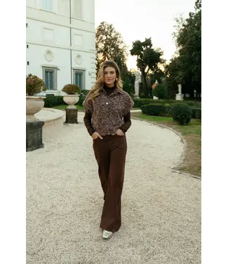 CS The Label CS The Label Broek Nico Mocha Brown