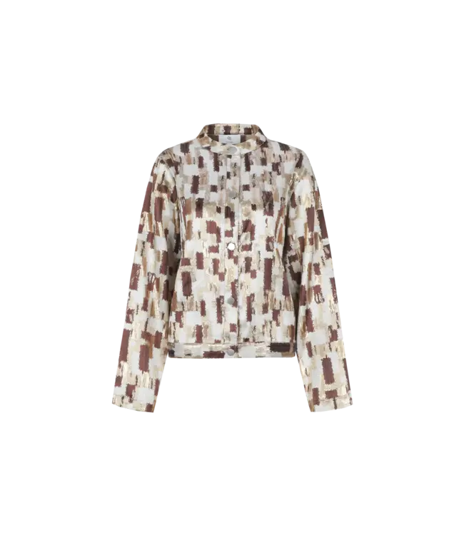 CS The Label Jacket Inge Gold / Mocha Brown