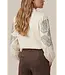 CS The Label Blouse Lisanne Sand / Mocha Brown