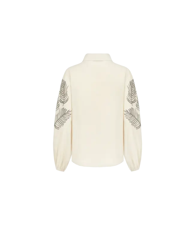 CS The Label Blouse Lisanne Sand / Mocha Brown