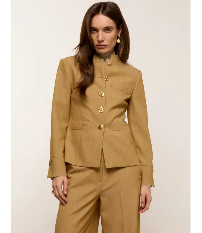 Josh V Blazer Boston Light Camel Melange