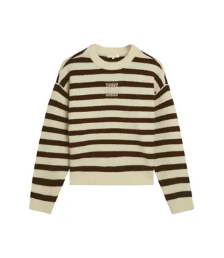 Josh V Josh V Trui Ize Brown Stripe