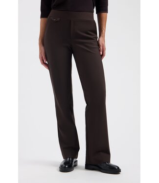 Lady Day Lady Day Broek Milana Bonded Dark Brown