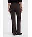 Lady Day Broek Milana Bonded Dark Brown