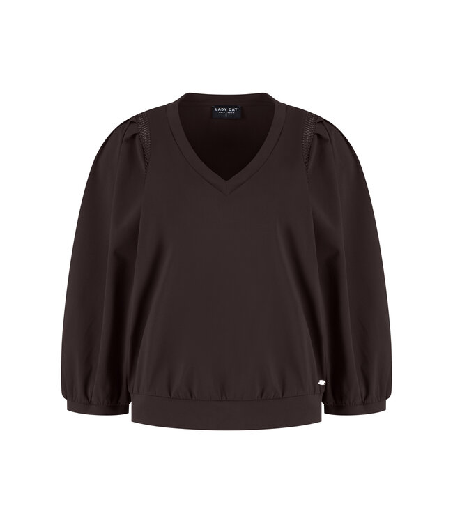 Lady Day Top Minta Dark Brown