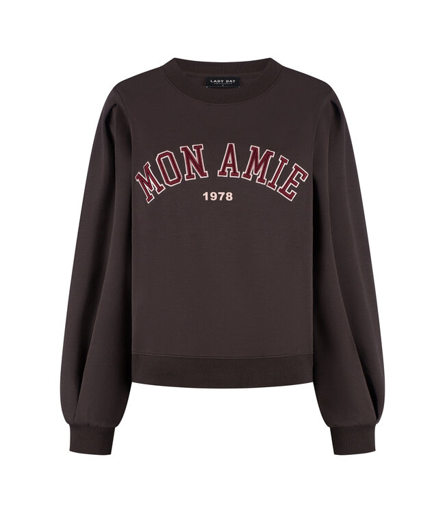 Lady Day Sweater Trui Mon Amie Dark Brown