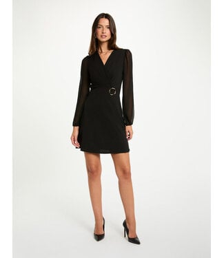 Morgan de toi Morgan Jurk Rsonia Noir Black
